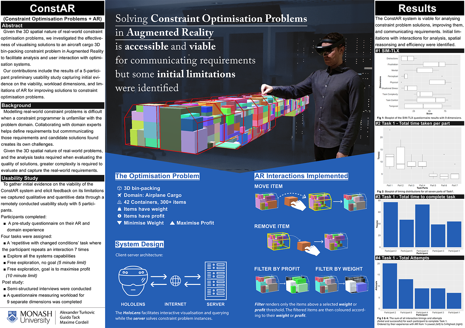 IEEE VIS 2021 Virtual Poster Solving Constraint Optimisation